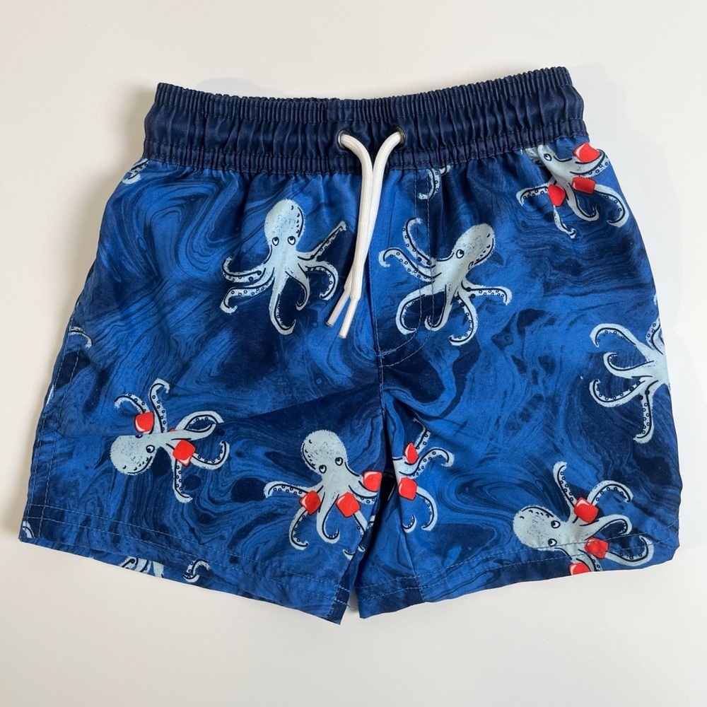 🩵 4/$20‎ Carter's Blue Octopus Swim Trunks